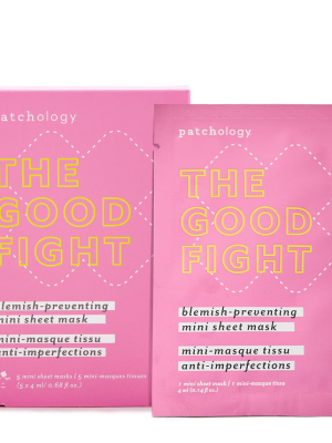 PATCHOLOGY The Good Fight blemish-preventing mini sheet mask 5 x 4 ml