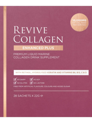 Revive Collagen Enhanced Plus Premium Liquid Marine Collagen Drink 28 Sachets