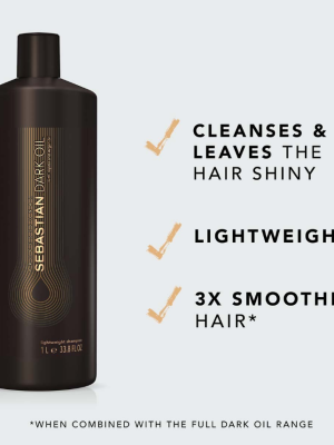 Sebastian Professional Dark Oil Lightweight Shampoo 1000ml