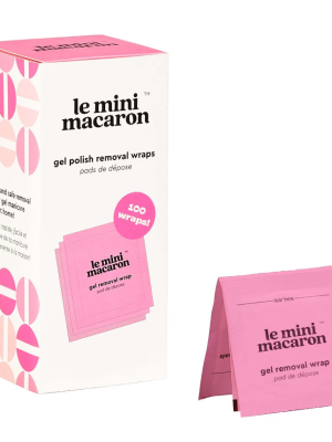 Le Mini Macaron Gel Remover Pads x 100