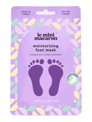 LE MINI MACARON Moisurizing Foot Mask Lavender 15g