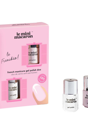 Le Mini Macaron Le Frenchie Gel Polish French Manicure Set