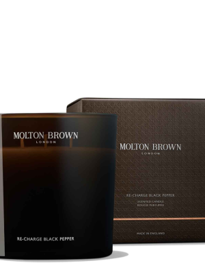 Molton Brown Re-Charge Black Pepper Luxury Scented Triple Wick Candle 600g