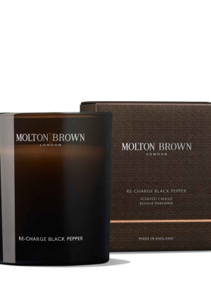 Molton Brown Re-Charge Black Pepper Signature Scented Single Wick Candle 190g