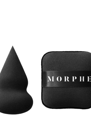 Morphe VEGAN PRO SERIES BEAUTY SPONGE & POWDER PUFF DUO