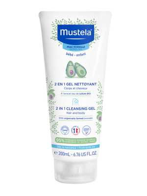 Mustela 2 in 1 Cleansing Gel Hair and Body 200ml