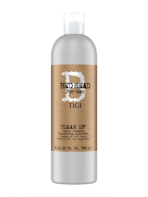 Bed Head for Men by Tigi Clean Up Mens Daily Shampoo for Normal Hair 750ml