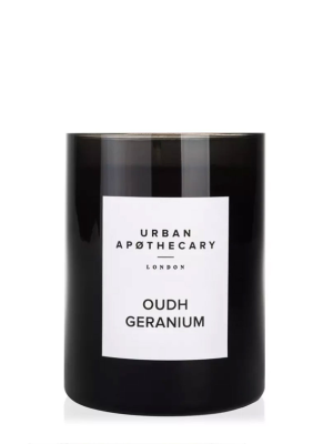 Urban Apothecary London Oudh Geranium Luxury Mini Candle 70g