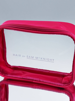 HAIR BY SAM MCKNIGHT Small Pink Washbag