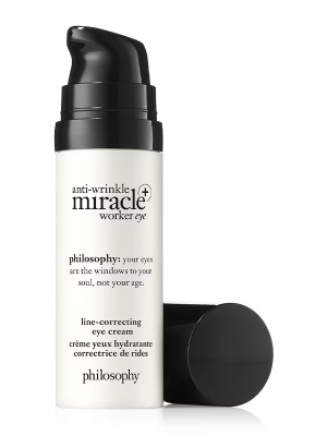 philosophy anti-wrinkle miracle worker+ line-correcting eyecream cream 15ml