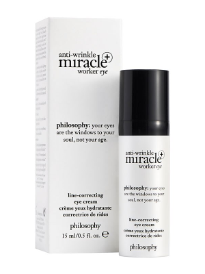 philosophy anti-wrinkle miracle worker+ line-correcting eyecream cream 15ml